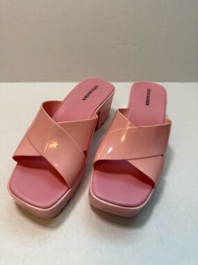 Steve Madden Candy Pink Jelly Block Sandals EU41 / 10